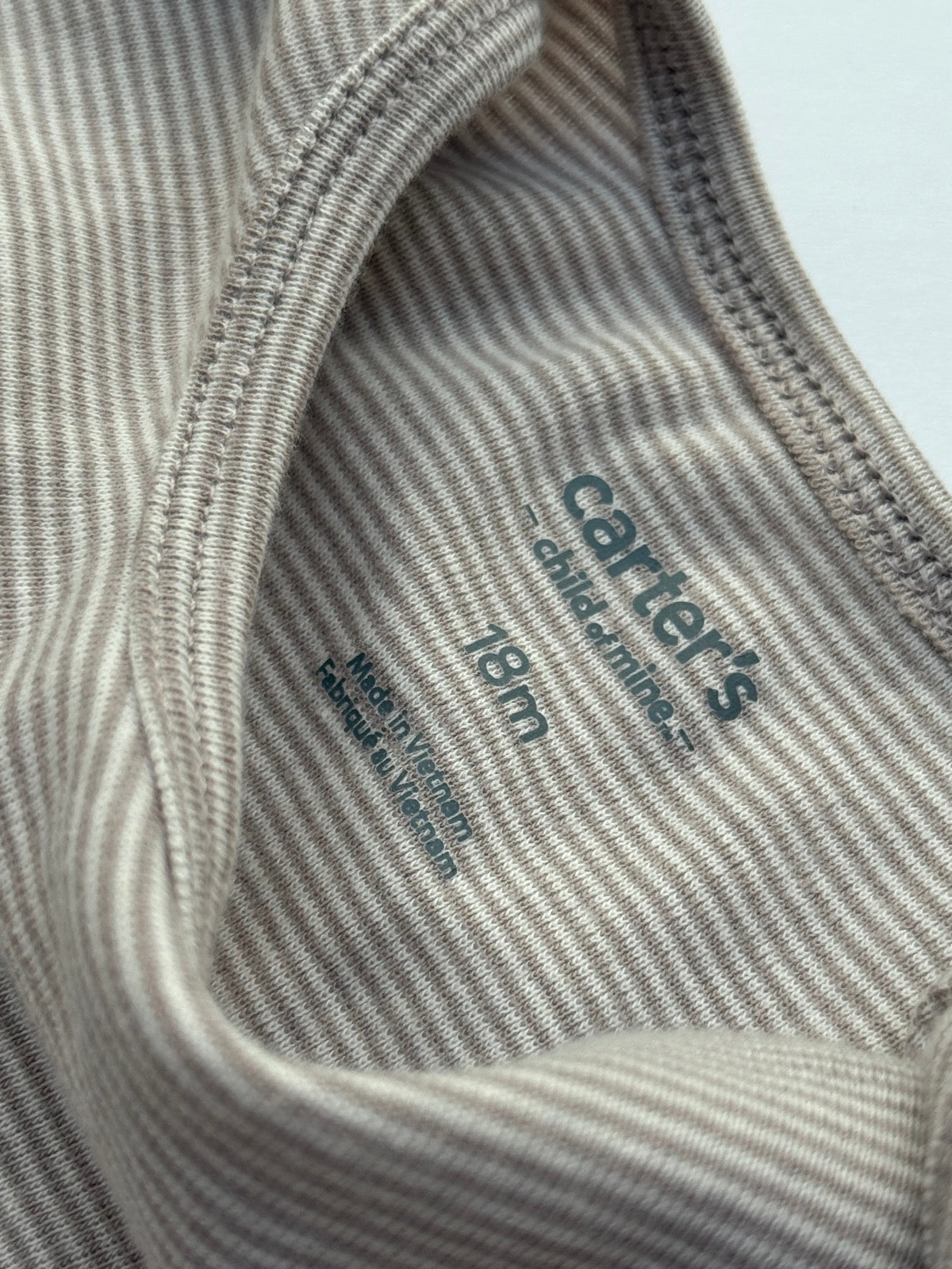 Carter's Child of Mine Striped Bodysuit 18m
