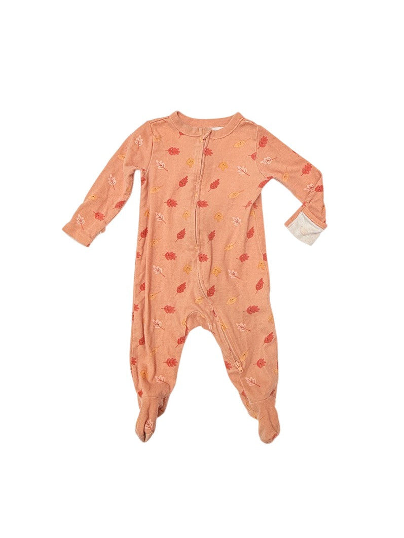 Old Navy Fall Leaves Footed Sleeper 6-9M