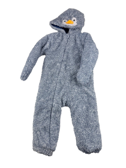 koalababy Penguin Fuzzy Hooded Romper 18-24M