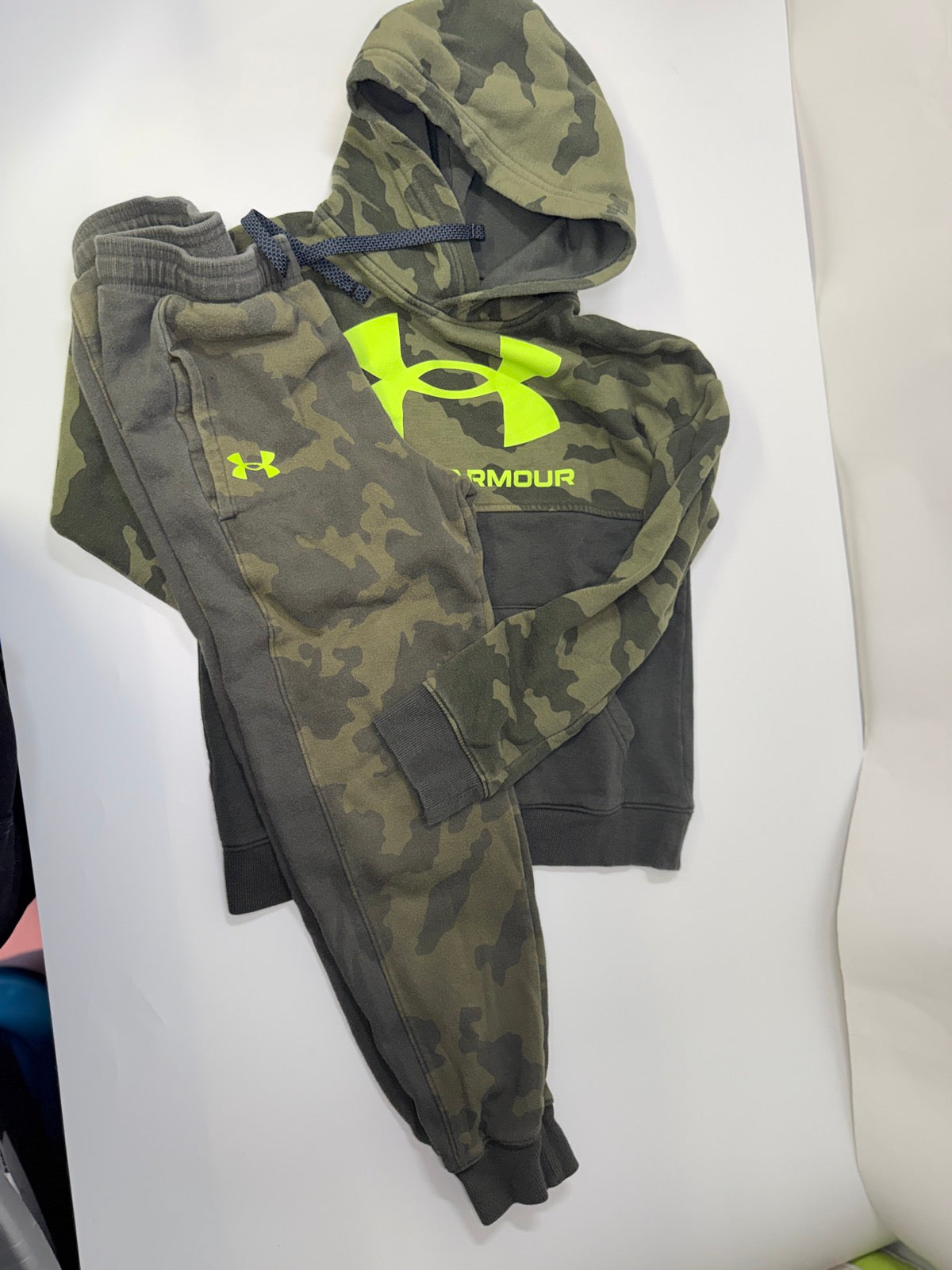 Under Armour Camo Hoodie Jogger Set YMD 10-12y
