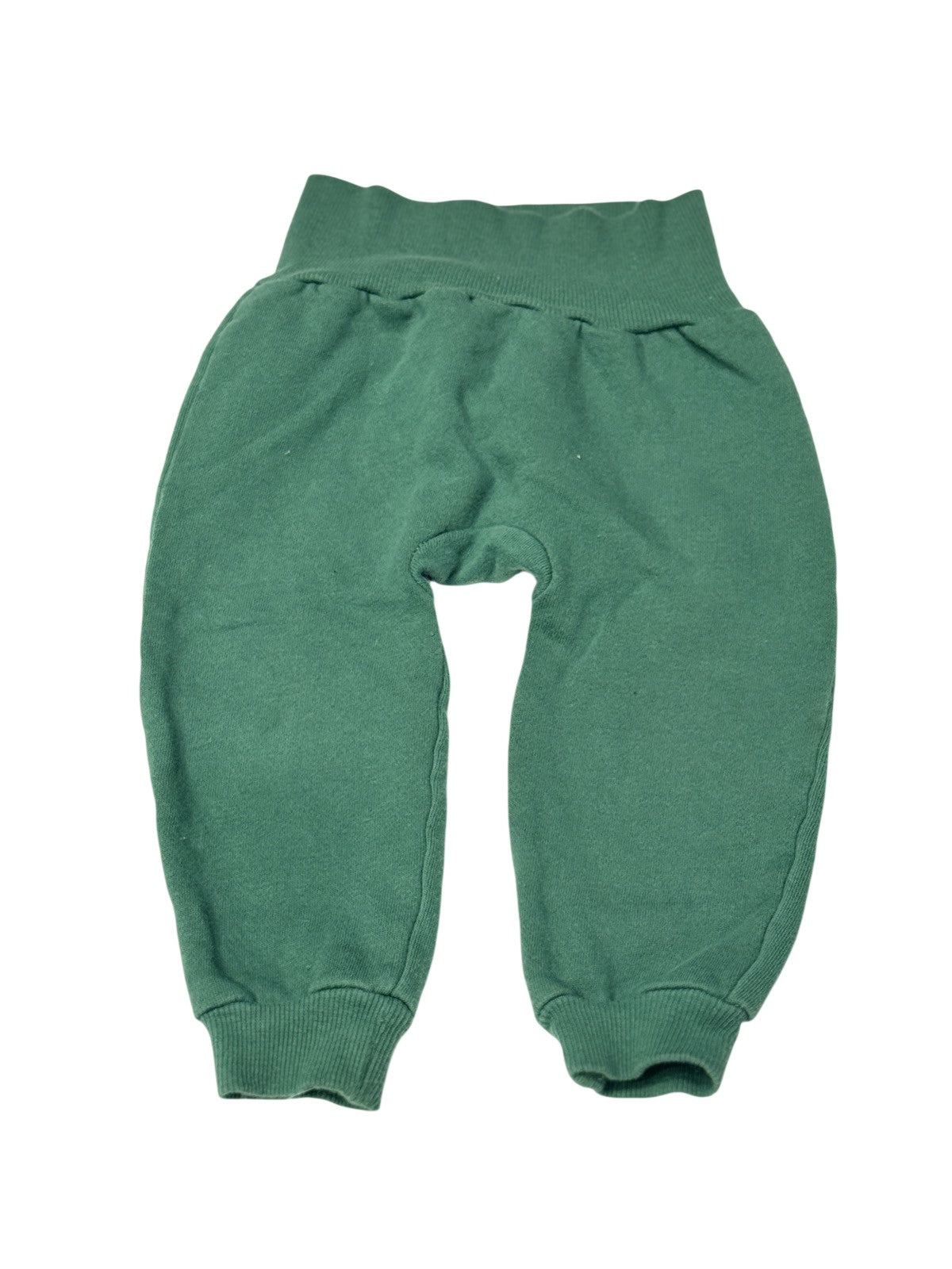 Rabbit + Bear Organic Green Jogger Pants 18M