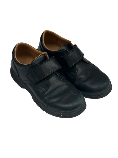 Geox Black Leather Velcro School Shoes Size 2