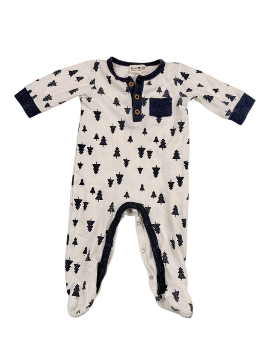 Rabbit & Bear Tree Print Sleeper 3-6M
