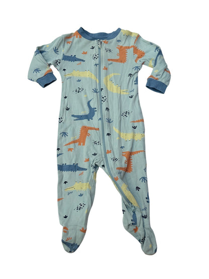 George Baby Crocodile Sleeper Footed Pajama 3-6M