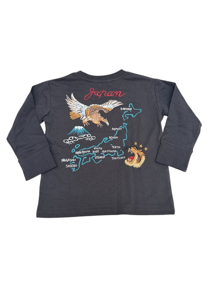 Japan Embroidered Sukajan Long Sleeve Tee 5T