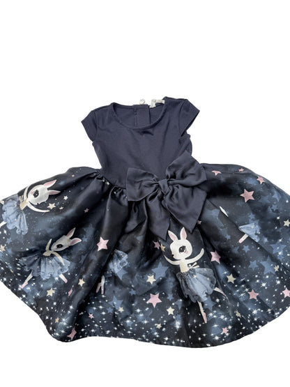H&M Bunny Ballerina Star Print Dress 2T