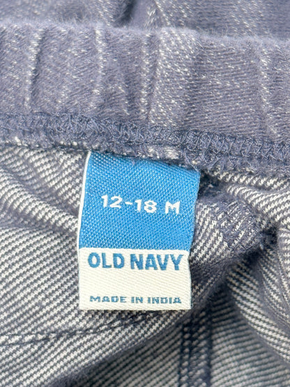 Old Navy Denim Leggings with Ruffle 12-18M