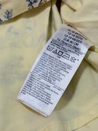 Gap Disney Baby Yellow Snow White Top 12-18m