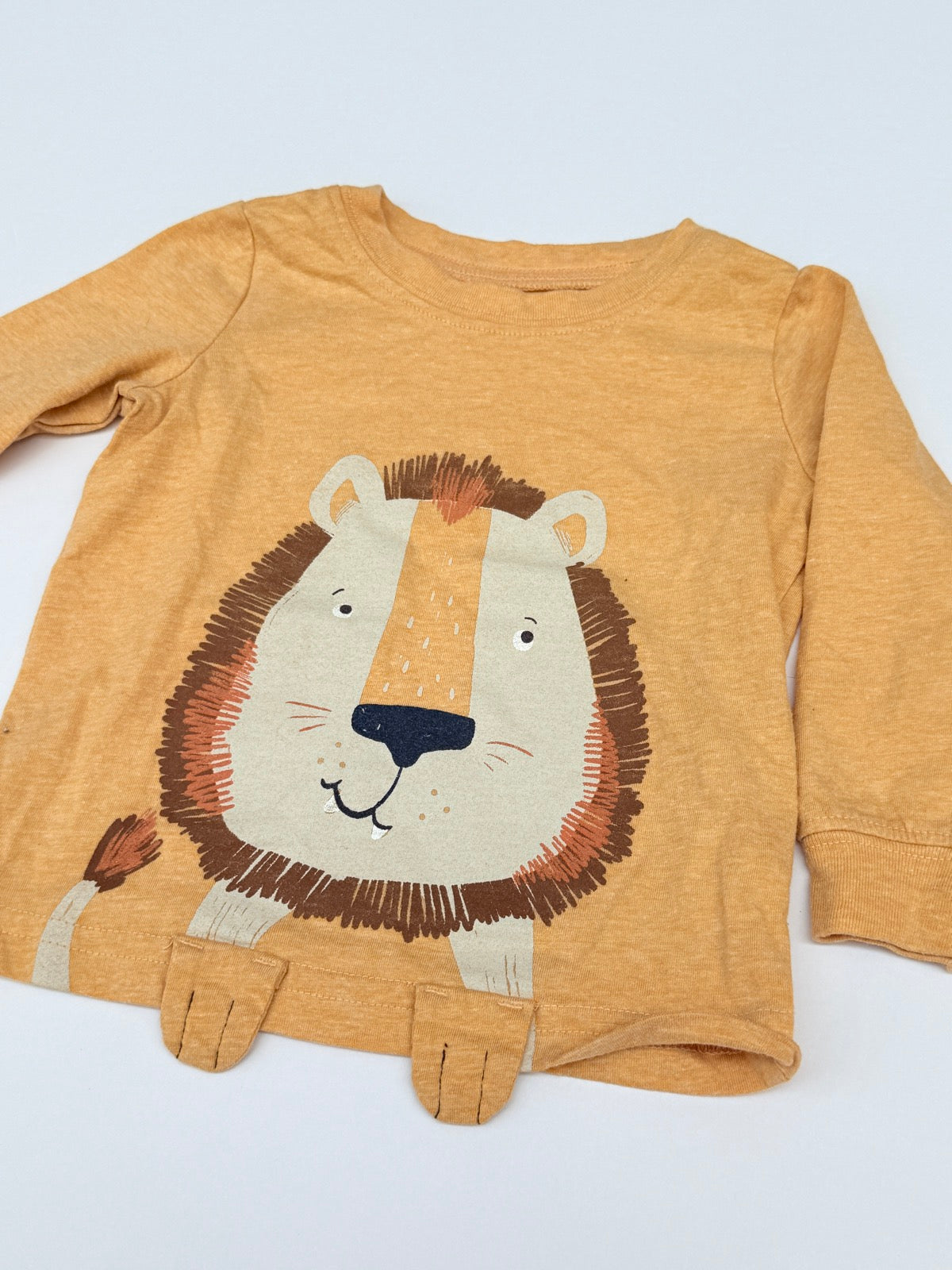 Carter's Lion Graphic Long Sleeve Tee 9M