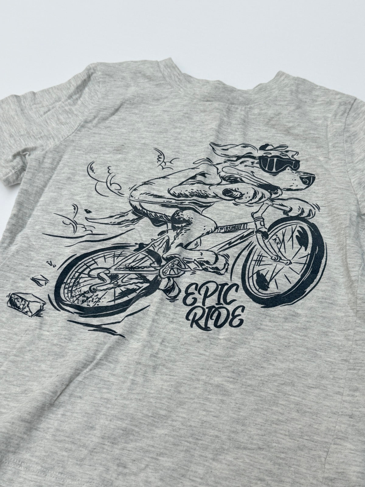 Joe Fresh Epic Ride Dog Graphic T-Shirt Size 6