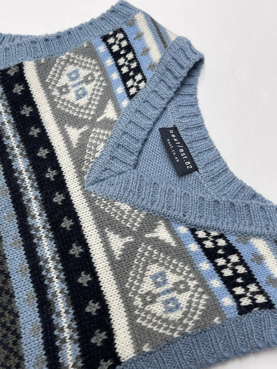 Next Fair Isle Knit Vest Size 2-3Y