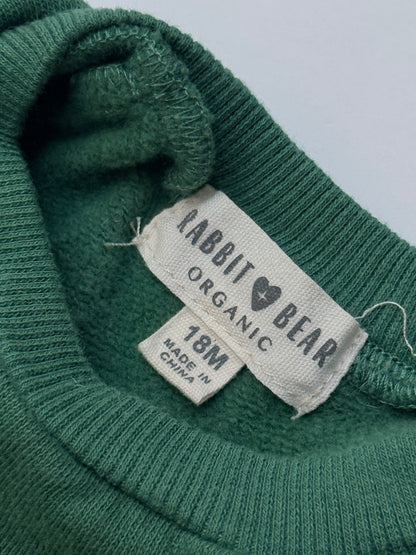Rabbit Bear Organic Jolly Sweatshirt 18M