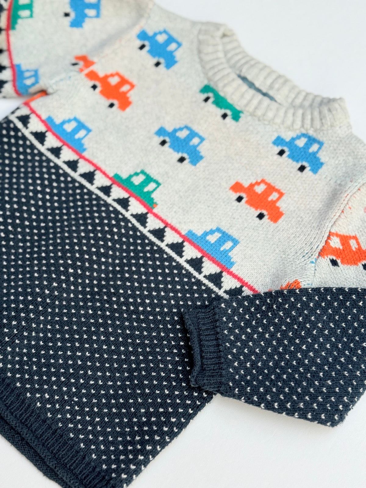 Next Cars Knit Sweater 12-18m