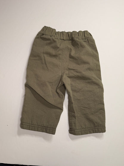 Cheeky Chimp Olive Lined Cargo Pants Baby