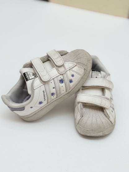 Adidas Superstar Floral Sneakers Size 7K