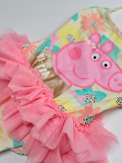 Peppa Pig Tutu One-Piece Swimsuit Size 4-5