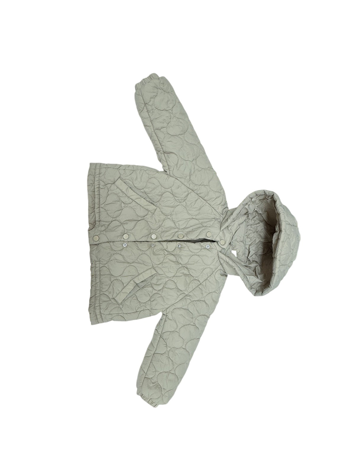 Zara Quilted Hooded Jacket Size 3-4Y