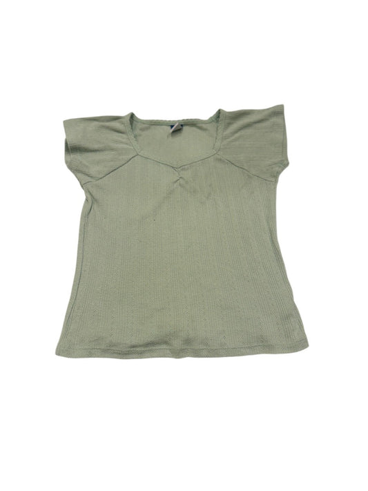 Old Navy Sage Green Ribbed Top Size 8