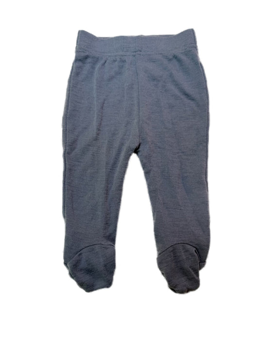 Pure New Wool Superfit Baby Merino Wool Footed Pants 0-3m