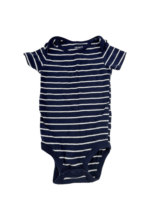 Carter's Navy Striped Bodysuit 9M