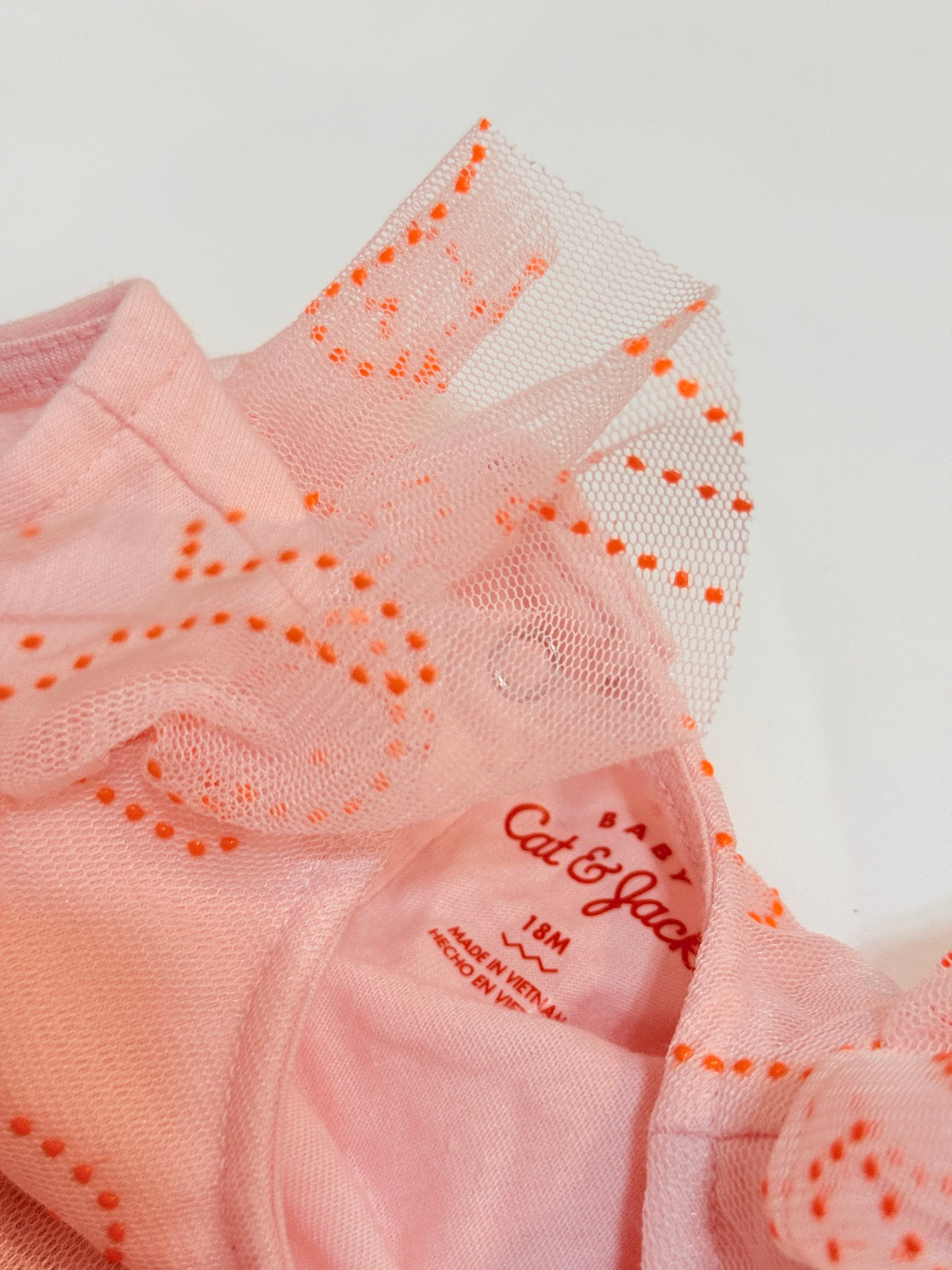 Cat & Jack Pink Bunny Tulle Dress 18M