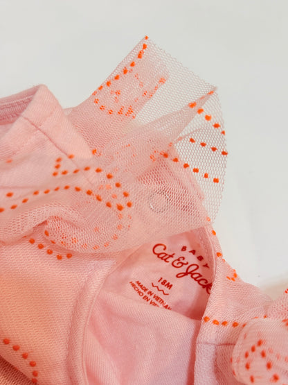 Cat & Jack Pink Bunny Tulle Dress 18M