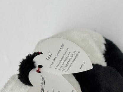 Ty Beanie Babies China the Panda Plush