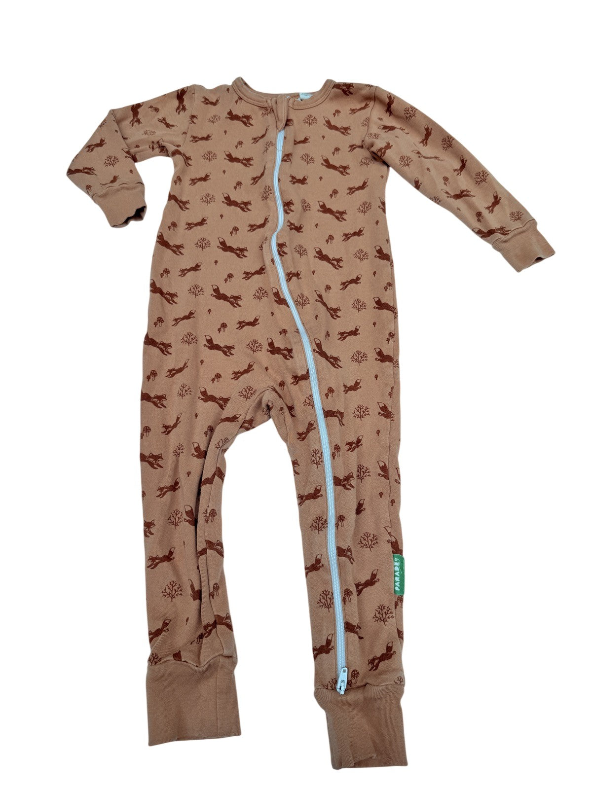 Parade Organic Cotton Fox Print Pajamas 2T