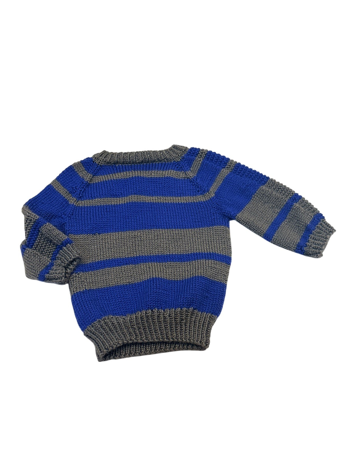 Handmade Knit Striped Sweater Kids 1/2Y
