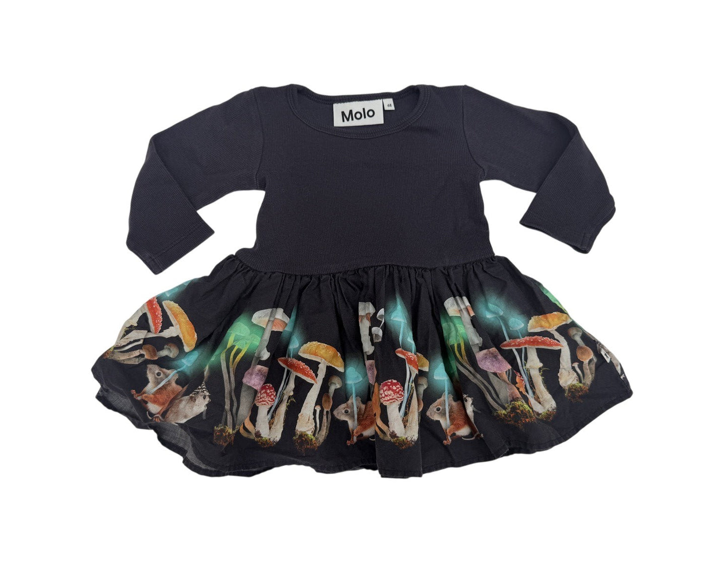 Molo Candi Mushroom Print Dress Size 68