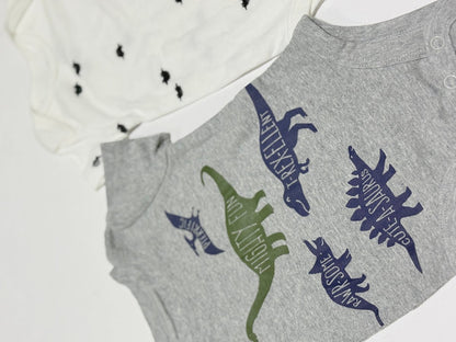 Carter's Dinosaur Bodysuit 2-Pack 3M