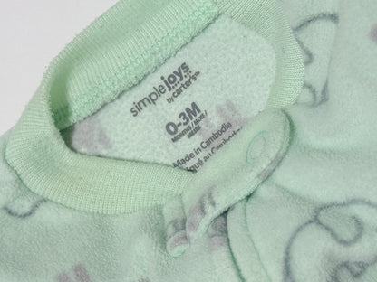 Simple Joys by Carter's Elephant Fleece Sleeper 0-3M