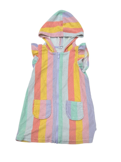 Old Navy Rainbow Stripe Terry Coverup Size 5T