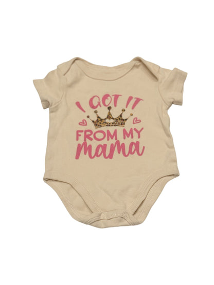 Monkey Bars I Got It From Mama Bodysuit 0-3M