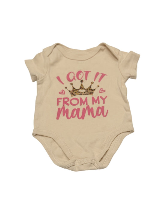 Monkey Bars I Got It From Mama Bodysuit 0-3M