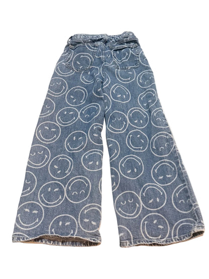 Smiley World Wide-Leg Jeans Size 9-10y