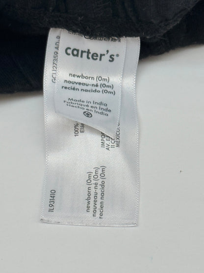 Carter's Black Knit Pants Newborn