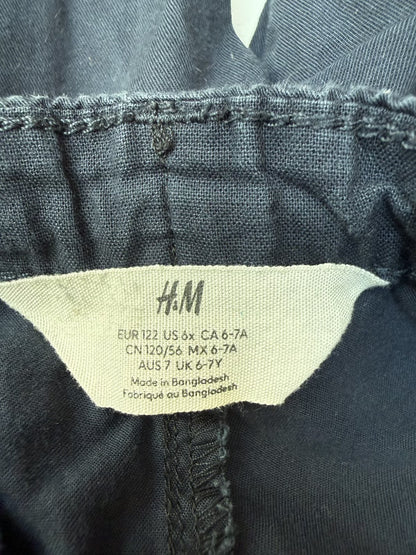 H&M Navy Chino Pants Boys Size 6-7Y