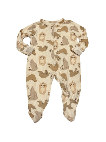Old Navy Sloth Footed Sleeper 3-6M