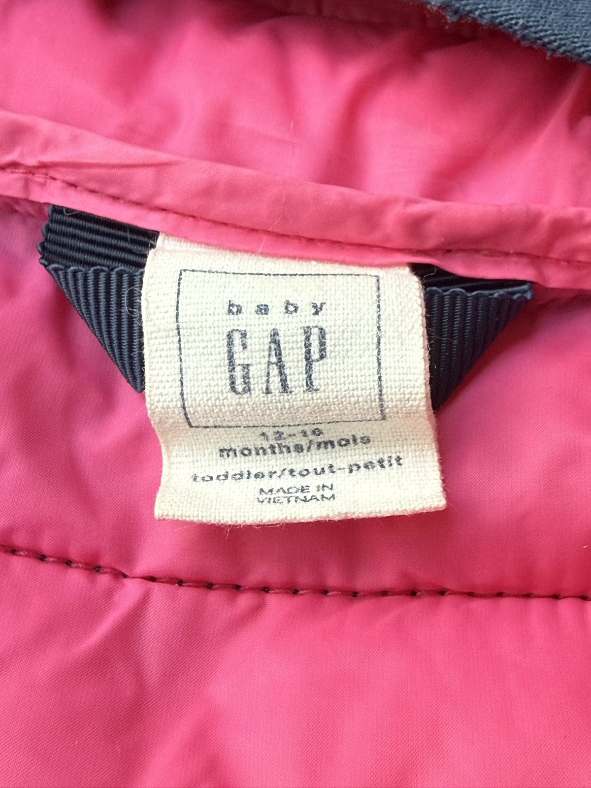 Baby Gap Polka Dot Puffer Jacket 12-18m