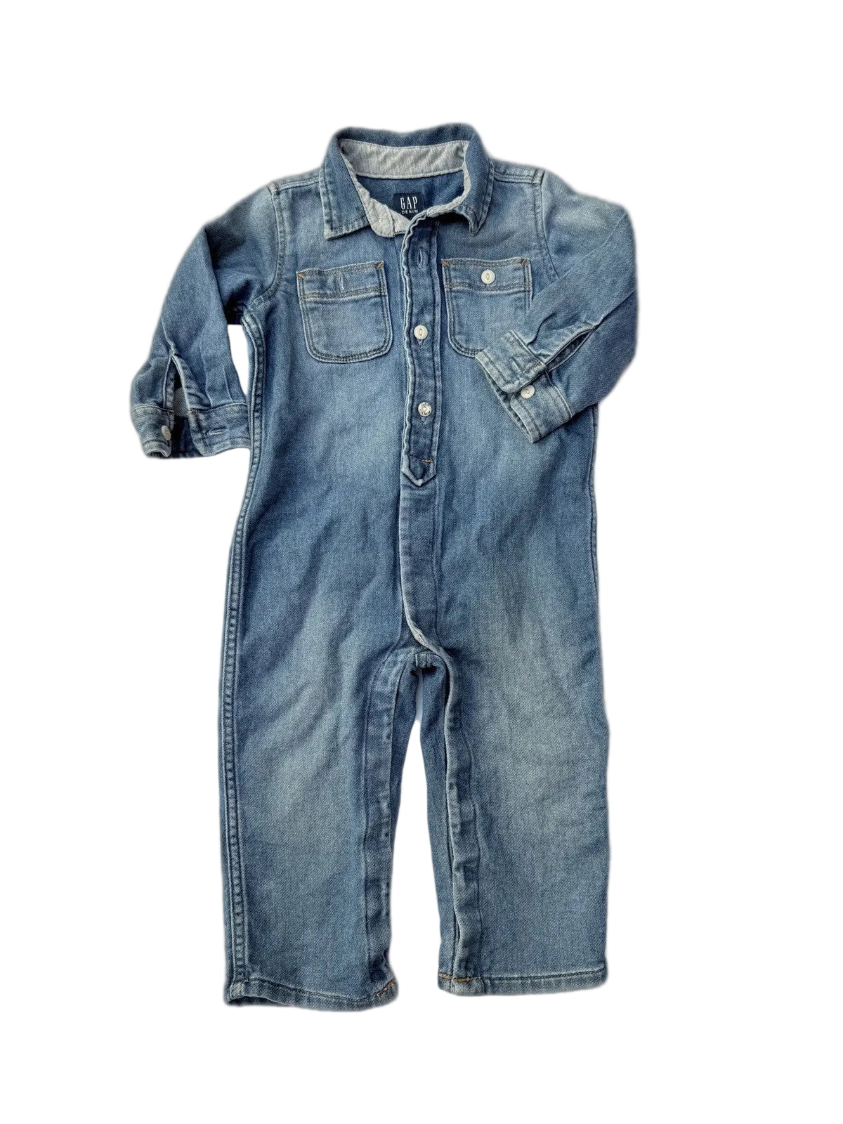 Gap Denim Jumpsuit Romper 18-24m