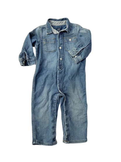 Gap Denim Jumpsuit Romper 18-24m