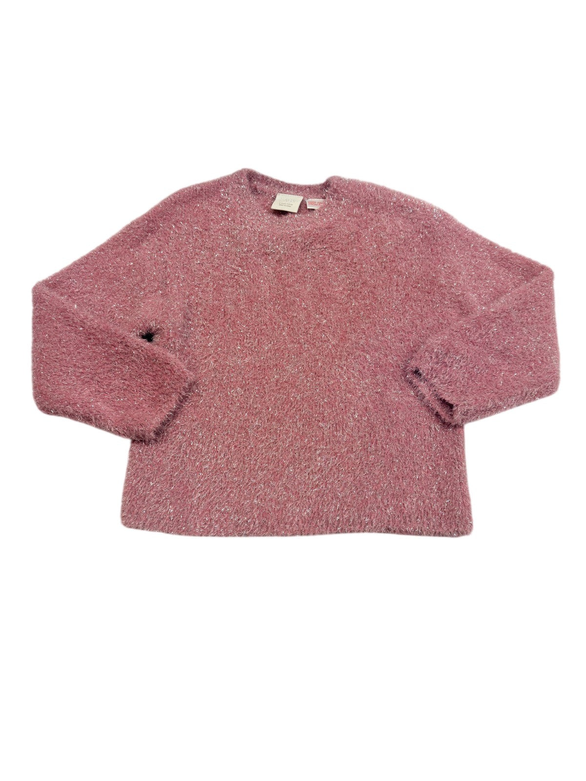 Zara Pink Sparkle Fuzzy Sweater 4-5Y