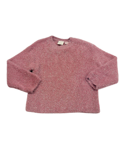 Zara Pink Sparkle Fuzzy Sweater 4-5Y