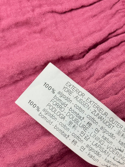 Zara Pink Muslin Button Dress 2-3Y