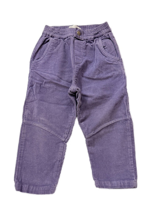 Zara Purple Corduroy Pants Size 4-5Y