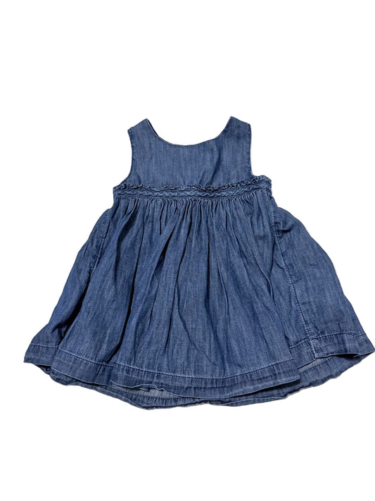 babyGap Chambray Blue Dress 12-18m