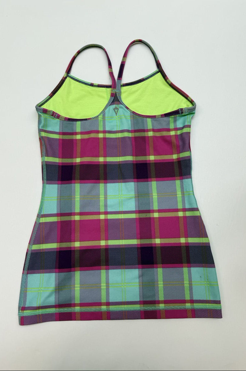 Ivivva Plaid Active Tank Top Size 12