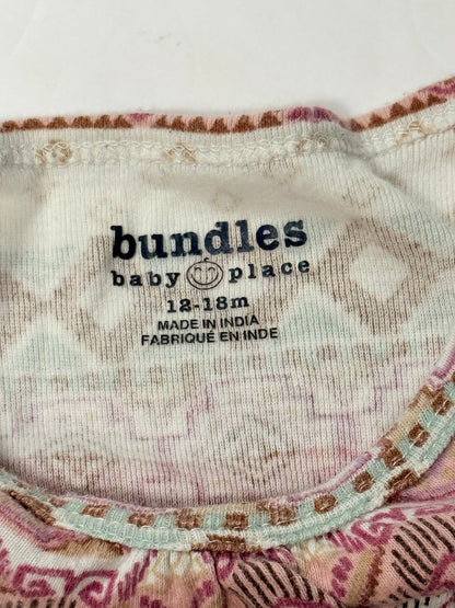 Bundles Baby Place Aztec Print Bodysuit 12-18M
