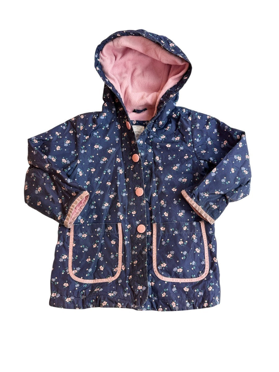 Carter's Floral Hooded Puffer Jacket 3T